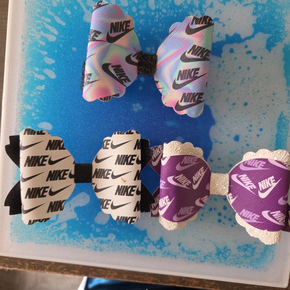 Custom Nike hair bow low